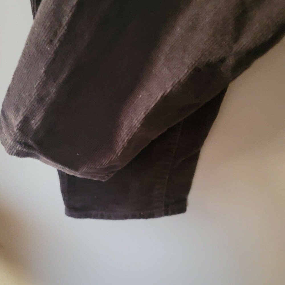J. Crew dark brown Toothpick Corduroys pants Cords 28 32X27 short petite - Picture 4 of 7